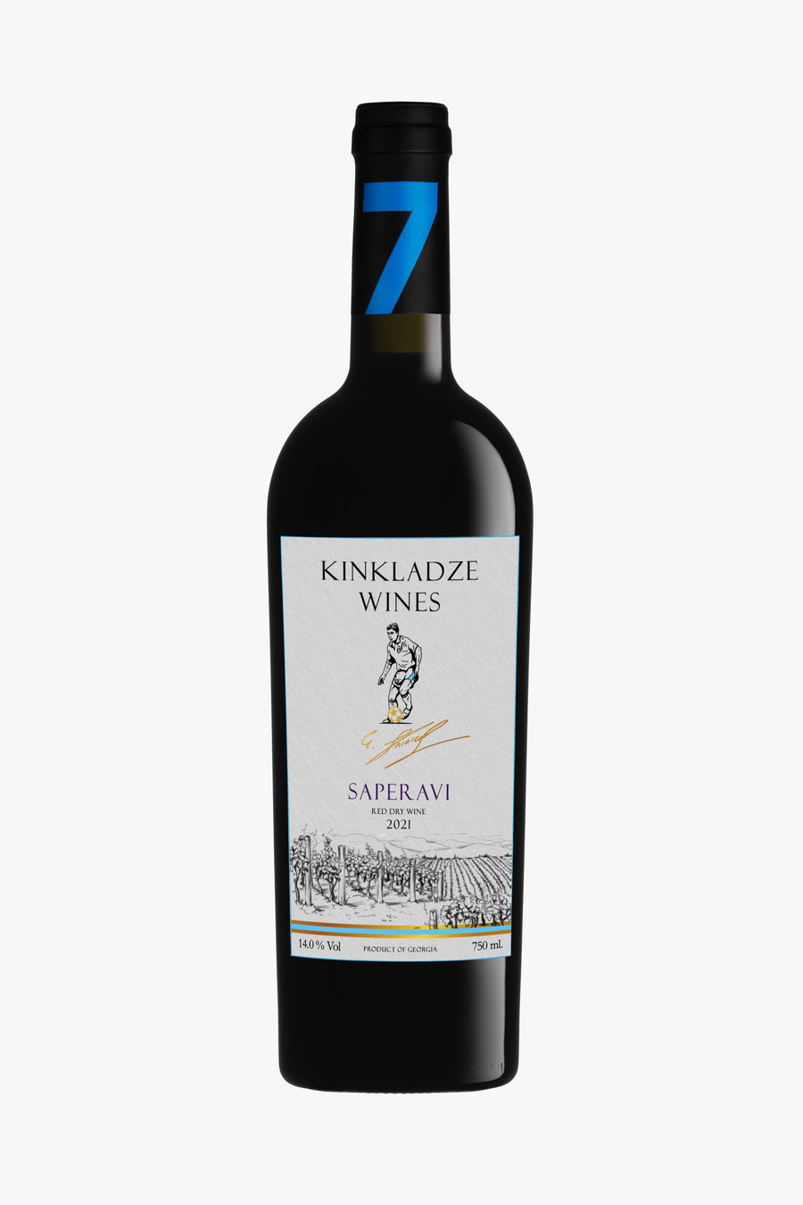 Saperavi – Dry Red Wine; Vintage 2021; Alc: 14%; Volume: 750ml